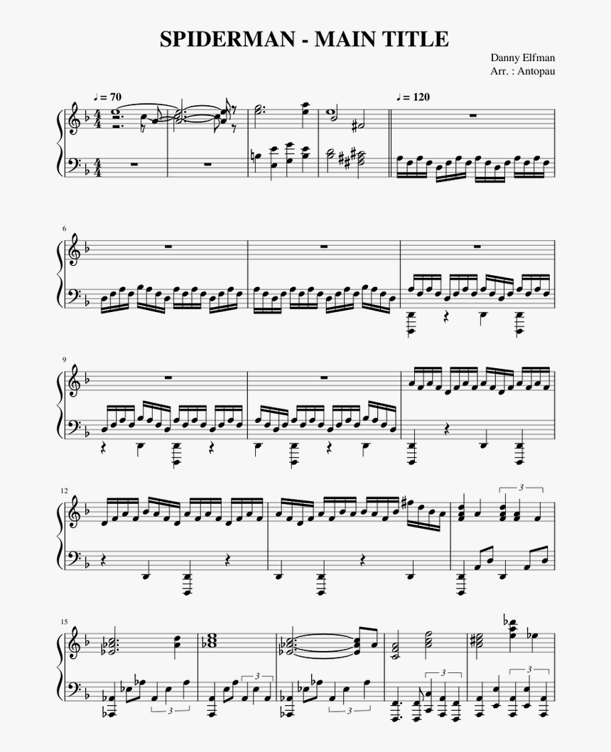 Roblox Easy Piano Sheet Music
