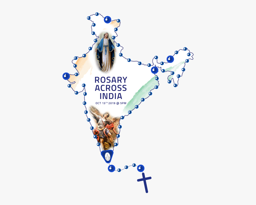 Rosary Across India, HD Png Download, Free Download