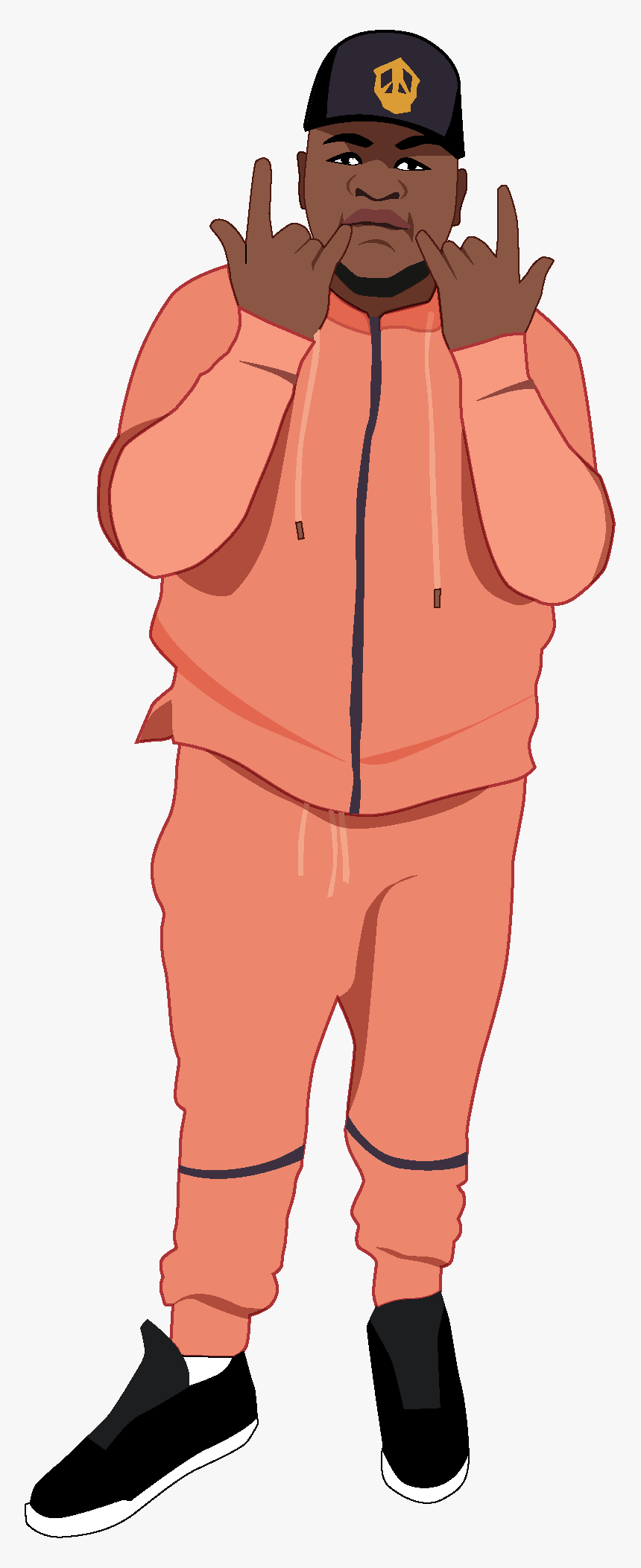 Fatboy Sse Emoji Messages Sticker-1 - Fatboy Cartoon, HD Png Download, Free Download