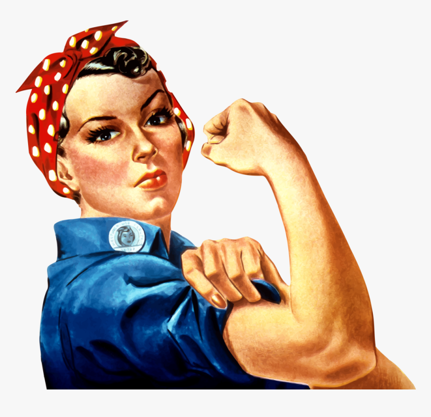 Clip Art Naomi Parker Fraley We - Rosie The Riveter Png, Transparent Png, Free Download