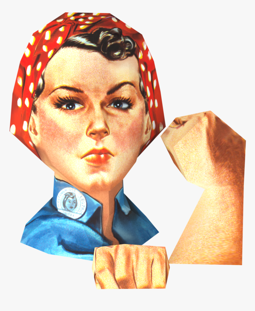 Rosie The Riveter - Rosie The Riveter Transparent, HD Png Download - kind.....