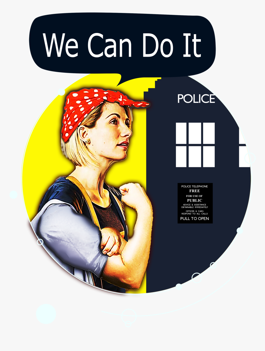 Jodie Whittaker As Rosie The Riveter Available From - Poster, HD Png Download, Free Download