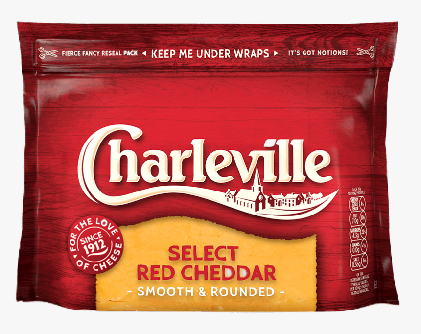 Charleville Select Red Cheddar Block - Charleville Mature Red Cheddar, HD Png Download, Free Download