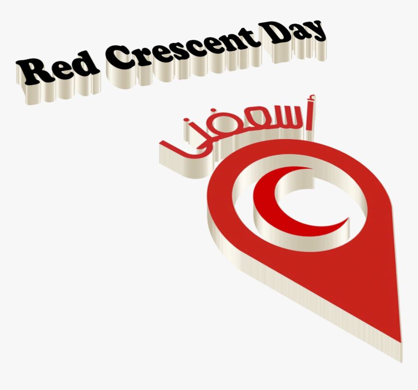 Red Crescent Day Png Free Download - Graphic Design, Transparent Png, Free Download