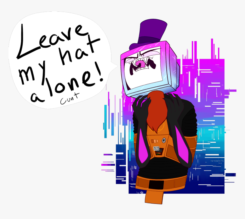 Pyrocynical Purple Hat Fanart, HD Png Download, Free Download