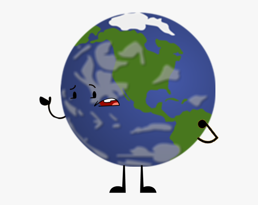 Planet Earth Clipart Earthy - Bfdi Earth, HD Png Download, Free Download