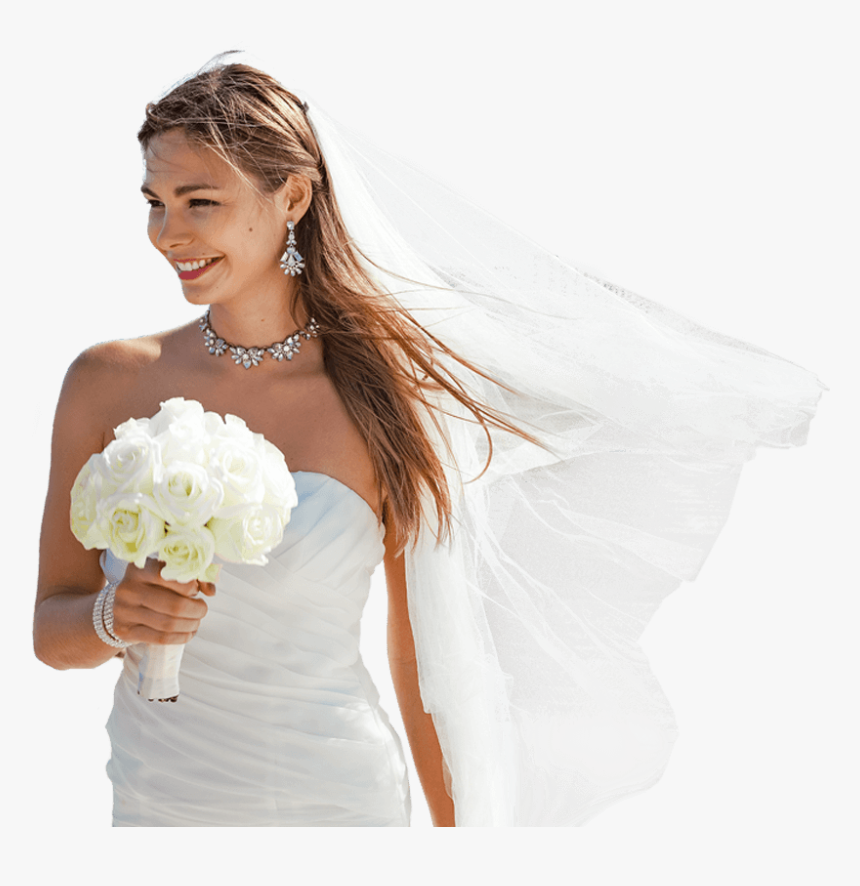 Transparent Bride Dress Png - Wedding Dresses In Fly Png, Png Download, Free Download