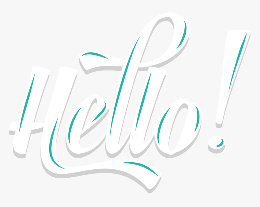 Hello Png Background Image - Decorative Fonts, Transparent Png, Free Download