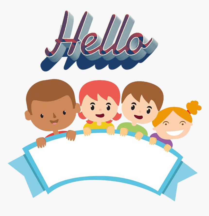 Hello Png Image File - Children Banner Clipart, Transparent Png, Free Download