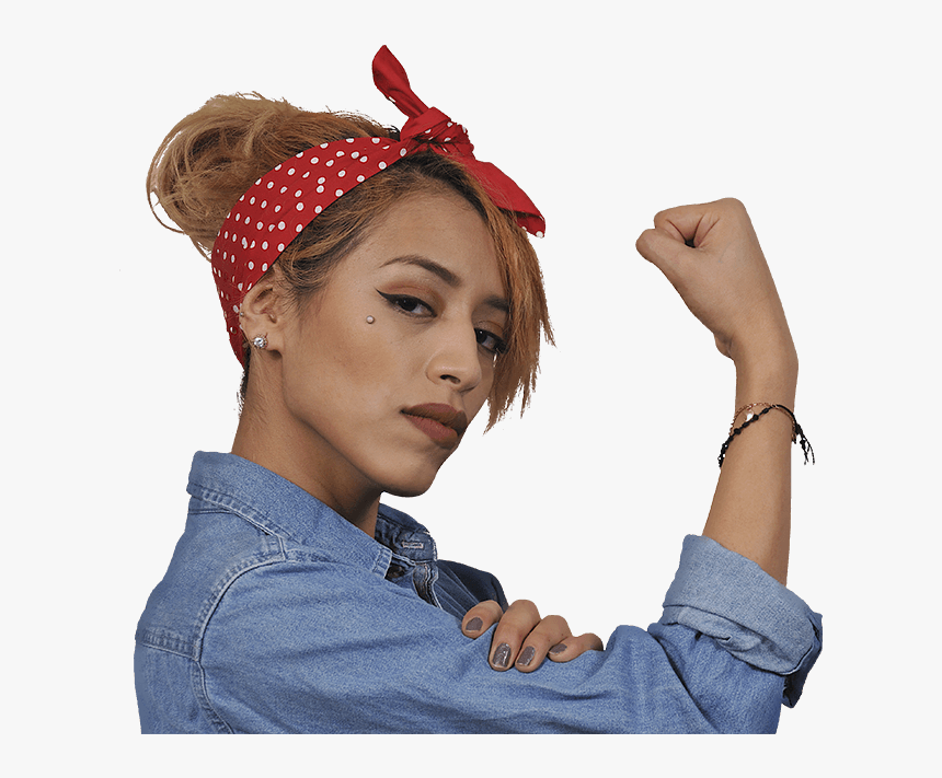 Women Empowerment Latin Rosie The Riveter Superbowl - Girl, HD Png Download, Free Download