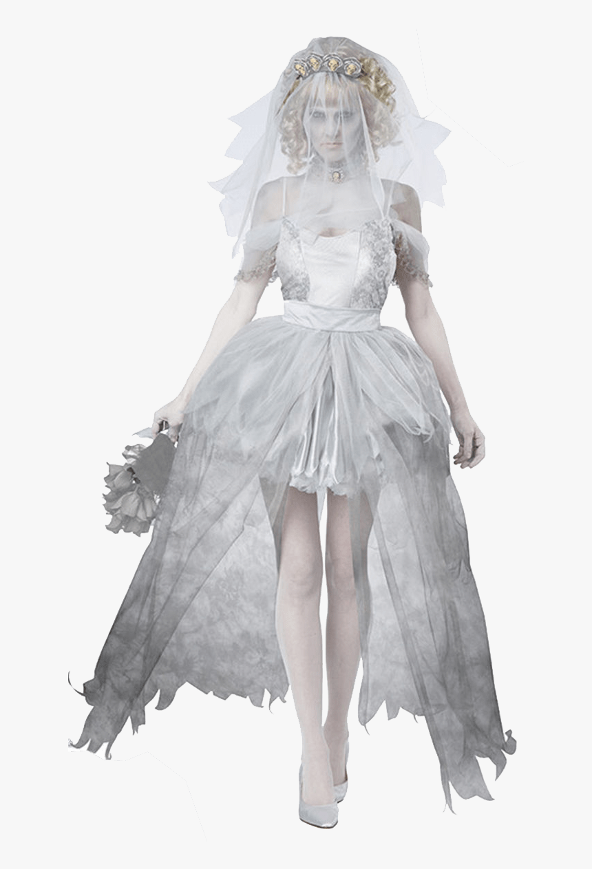 Zombie Bride Transparent Image Halloween Images - Addams Family Bride Ancestor, HD Png Download, Free Download