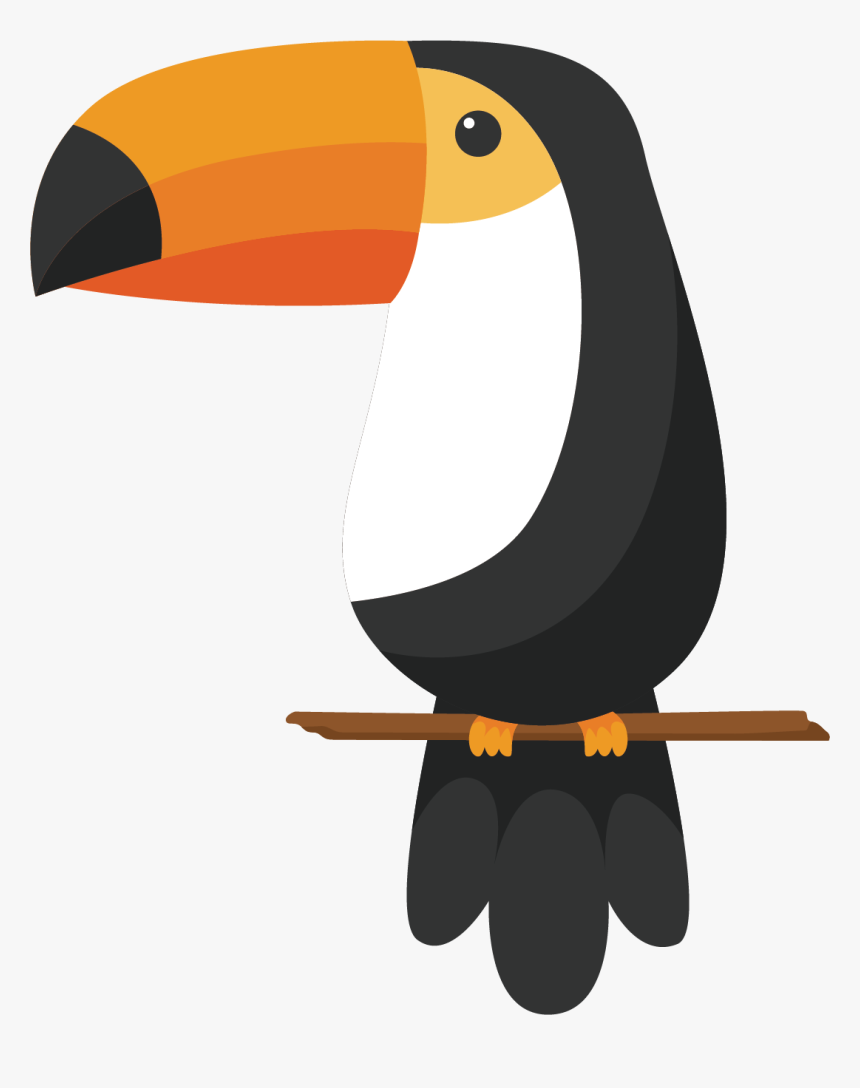 Clip Art Bird Toco Toucan Drawing - Tucano Gif, HD Png Download, Free Download