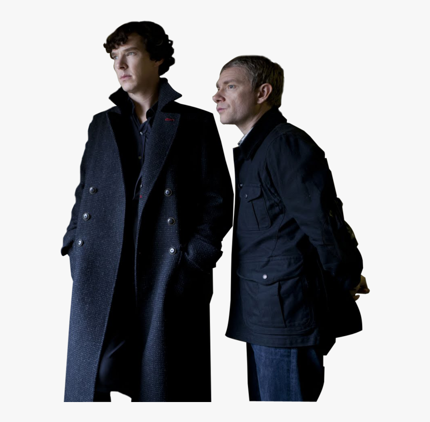 Sherlock Png Free Download - John And Sherlock Png, Transparent Png, Free Download