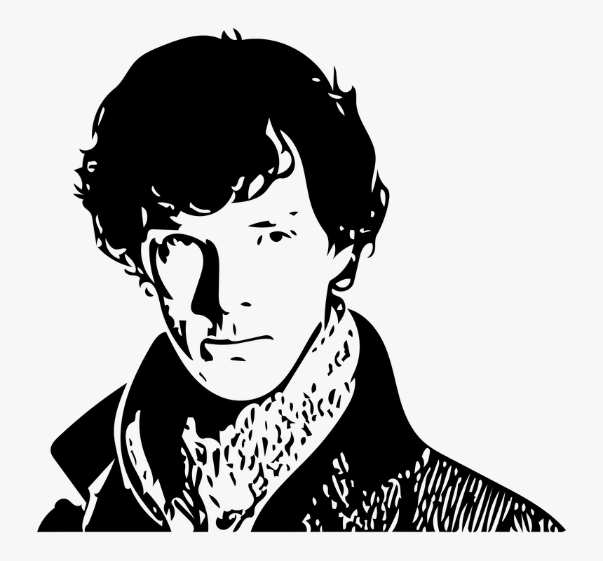 Sherlock, Sherlock Holmes, Holmes, Benedict Cumberbatch - Sherlock Holmes Line Transparent, HD Png Download, Free Download