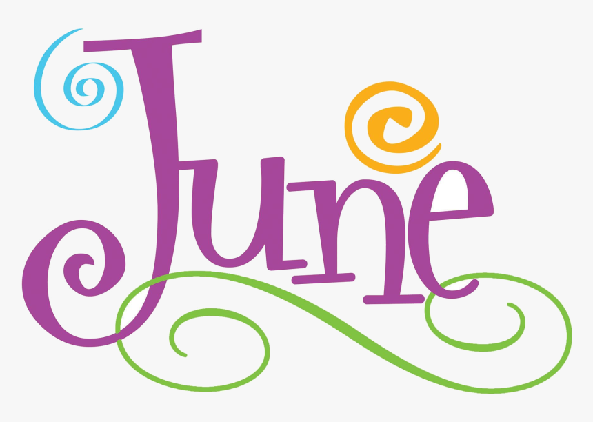 June Hello Clipart On Transparent Png - June Month, Png Download, Free Download