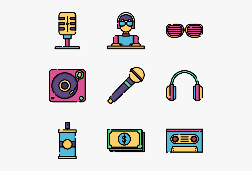 Hip Hop Icon Png, Transparent Png, Free Download