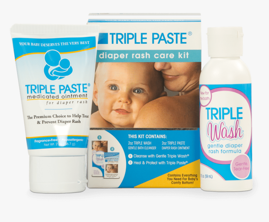 Image Of Triple Paste Diaper Rash Care Kit - Triple Paste, HD Png Download, Free Download