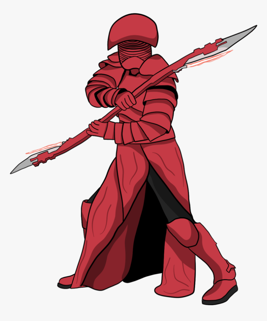 Transparent Star Wars Birthday Clipart - Praetorian Guard Star Wars Drawing, HD Png Download, Free Download