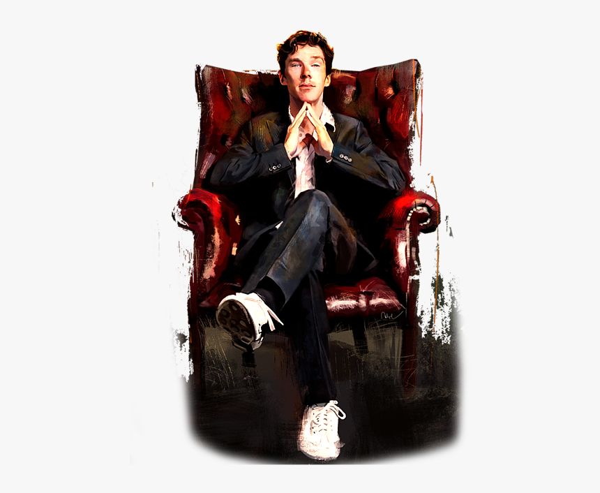 Sherlock Sitting, HD Png Download, Free Download