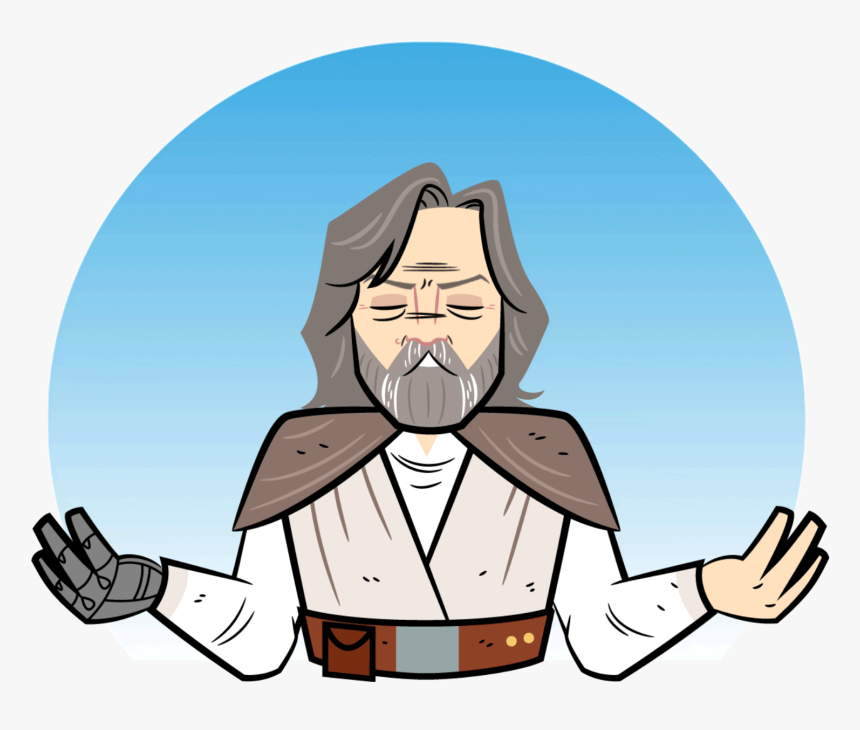 Star Wars The Last Jedi Animated Facebook Messaging - Star Wars Emoji Gif, HD Png Download, Free Download