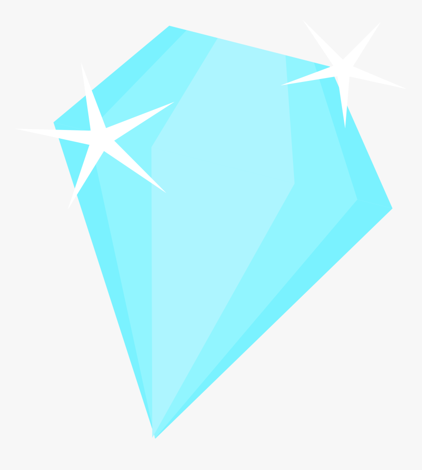 Diamonds Clipart Blue Diamond - Light Blue Diamond Transparent, HD Png Download, Free Download
