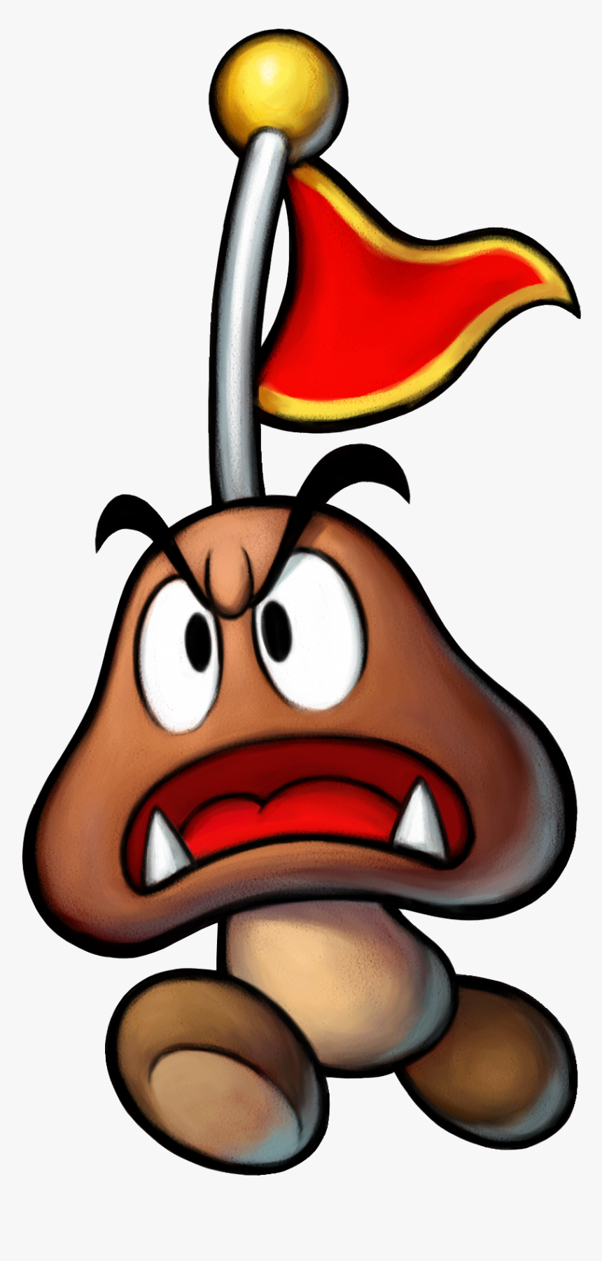 Mqcaptaingoomba - Capitaine Goomba Mario Et Luigi Superstar Saga, HD Png Download, Free Download