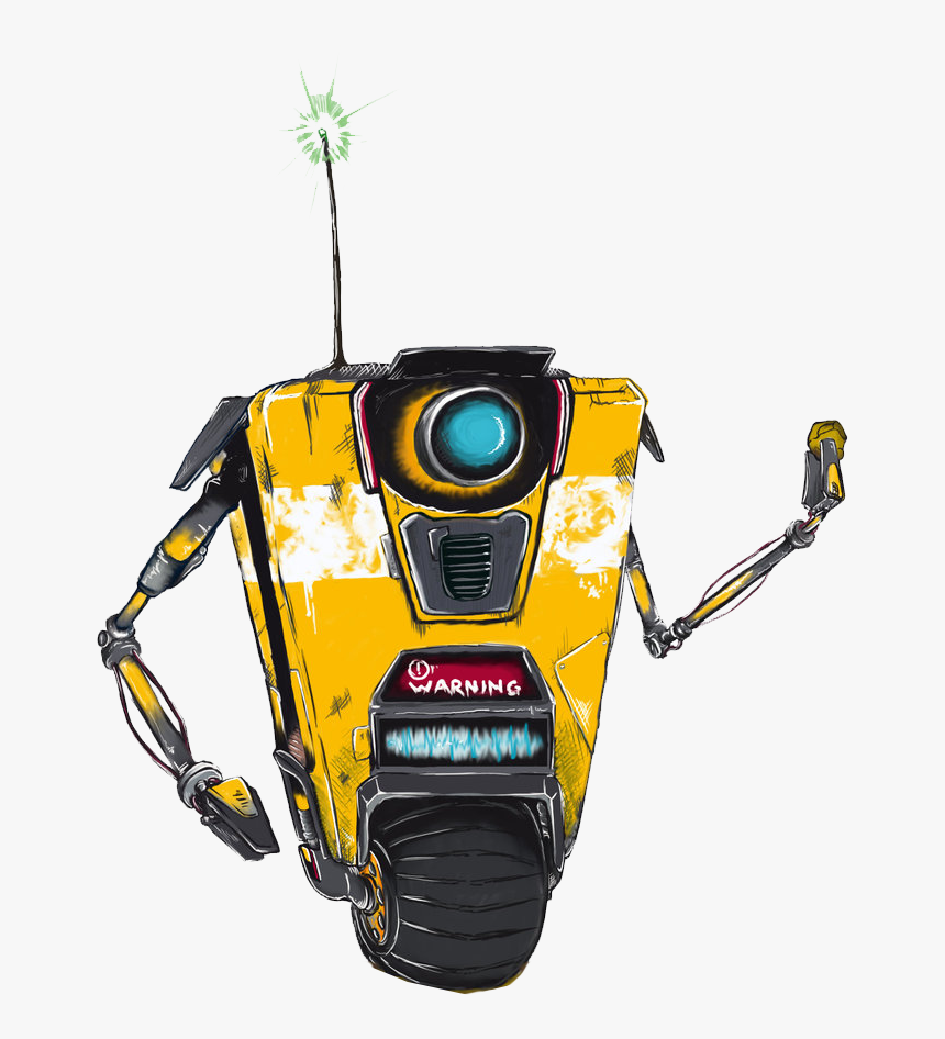 Download Borderlands Transparent Background - Clap Trap, HD Png Download, Free Download