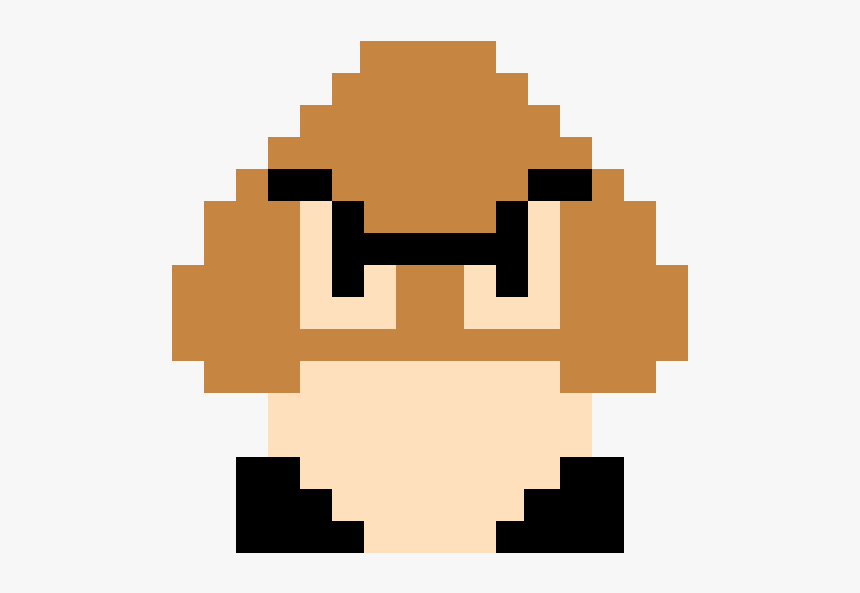 8 Bit Super Mario Bros Goomba, HD Png Download, Free Download