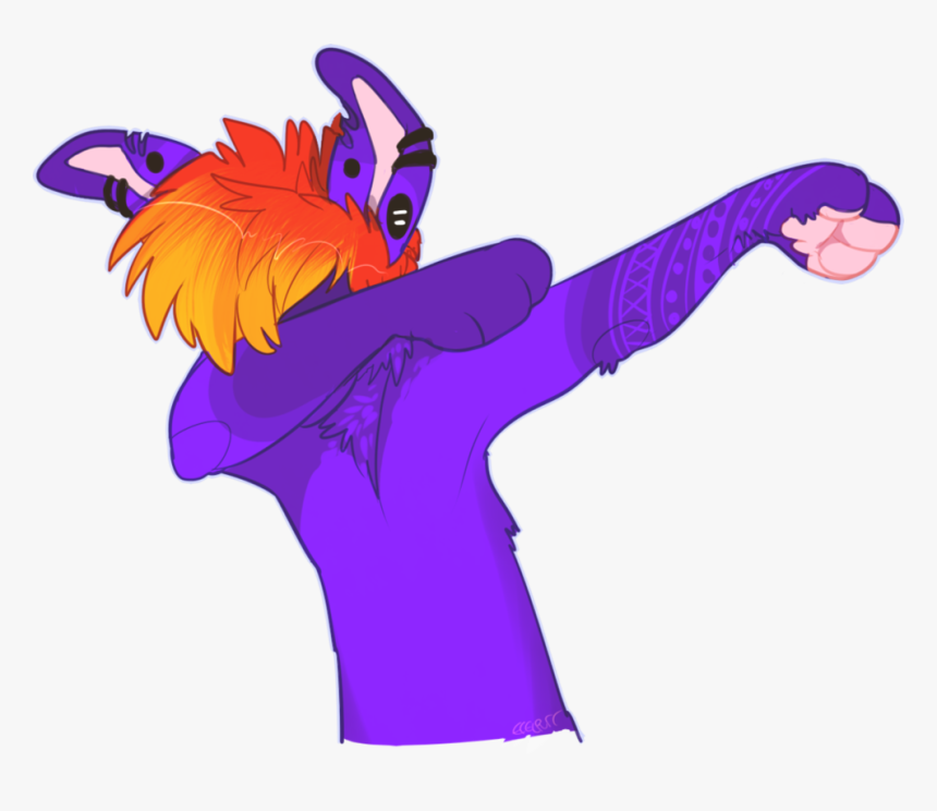 Fidget Spinner Clipart Dabbing Fidget - Furry Dab Png, Transparent Png, Free Download