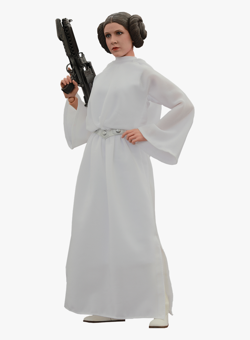 Star Wars Princess Leia Sixth Scale Figure By Hot Toys - Princess Leia Star Wars Png, Transparent Png, Free Download