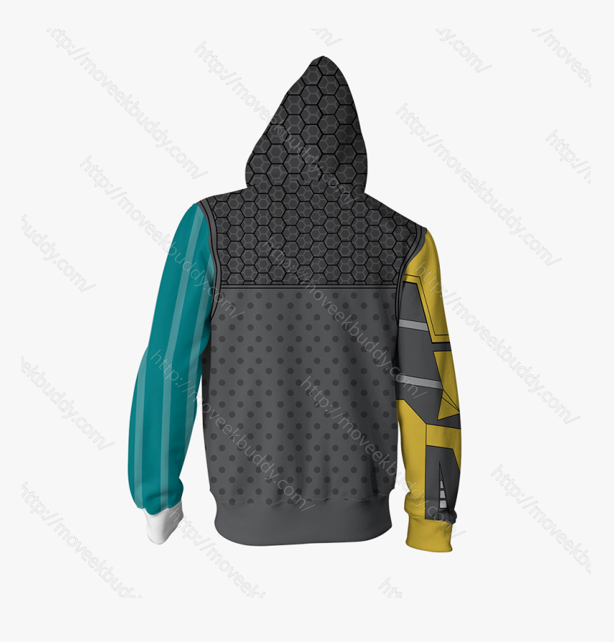 Borderlands Rhys Cosplay Zip Up Hoodie Jacket - Hoodie, HD Png Download, Free Download