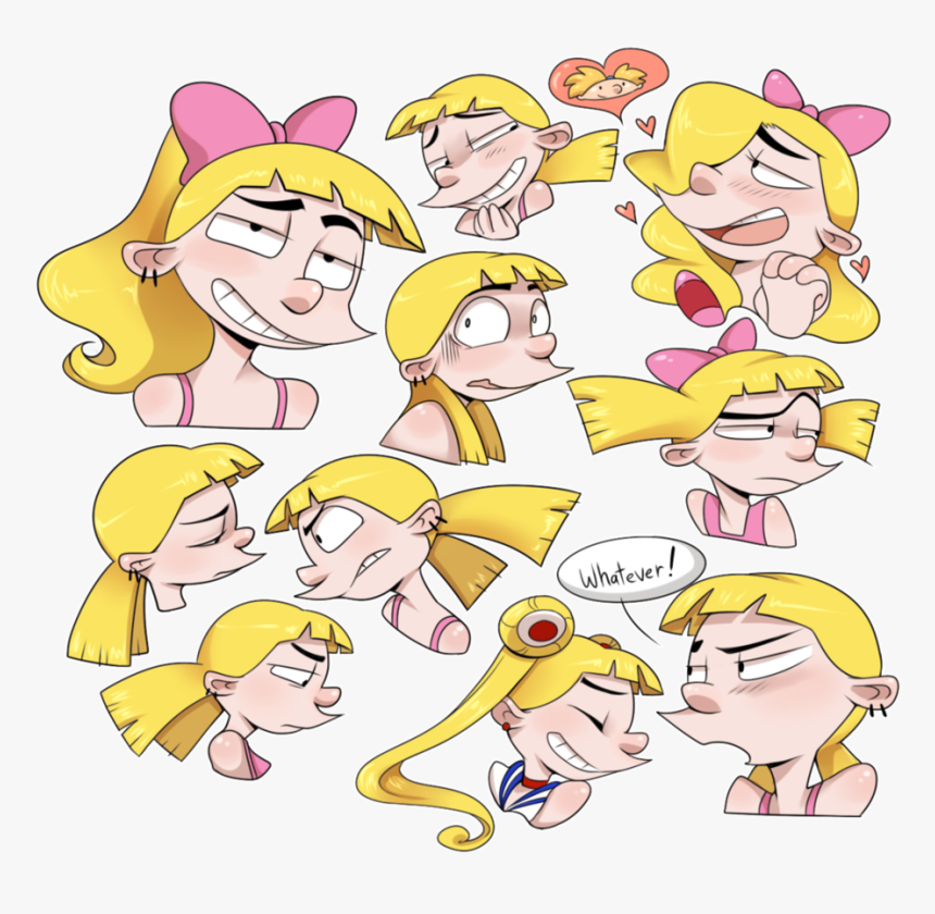 Hey Arnold Helga Fanart, HD Png Download, Free Download