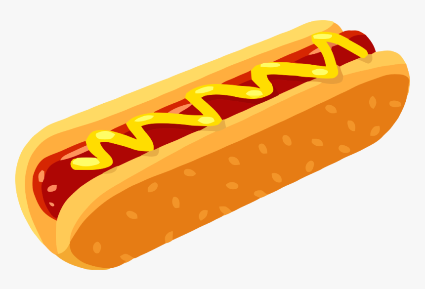 Hot Dog - Hot Dog Vector Png, Transparent Png, Free Download