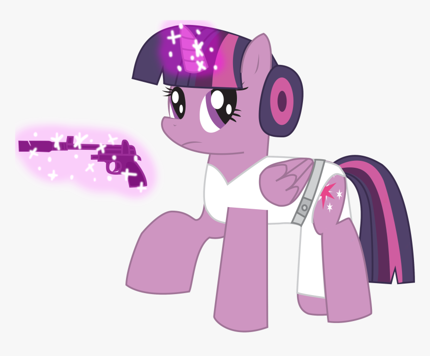 Princess Leia Clipart Blaster - Twilight Sparkle Mlp Star Wars, HD Png Download, Free Download