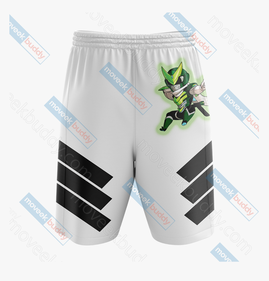 Genji Symbol 3d Beach Shorts - Board Short, HD Png Download, Free Download