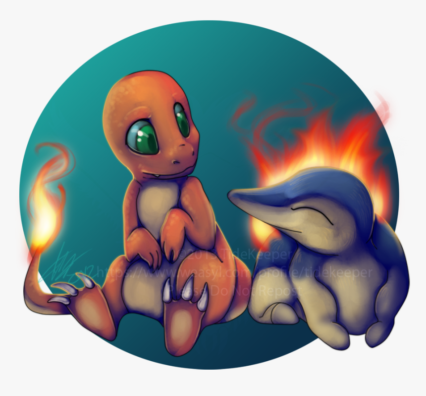 Pokemon Cyndaquil And Charmander, HD Png Download, Free Download