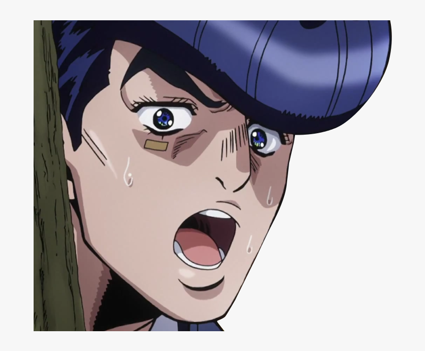 Anime Face Facial Expression Anime Human Hair Color - Jojo Bizarre Adventure Without Background, HD Png Download, Free Download