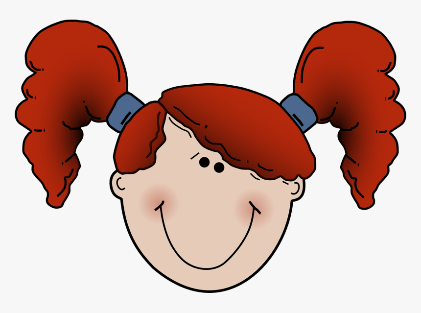 Girl Head Clipart, HD Png Download, Free Download