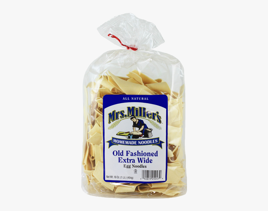 Extra Wide - Web - Mrs Miller's Old Fashioned Wide Egg Noodles, HD Png Download, Free Download