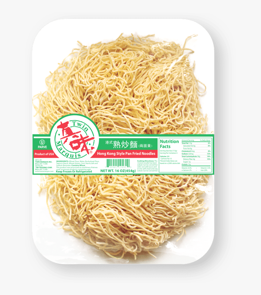 Hong Kong Style Pan Fried Noodles - Twin Marquis Cooked Noodles, HD Png Download, Free Download