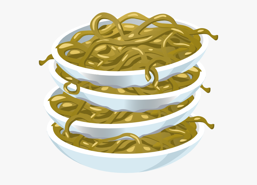 Fried Noodles Svg Clip Arts - Gambar Sisa Makanan Animasi, HD Png Download, Free Download