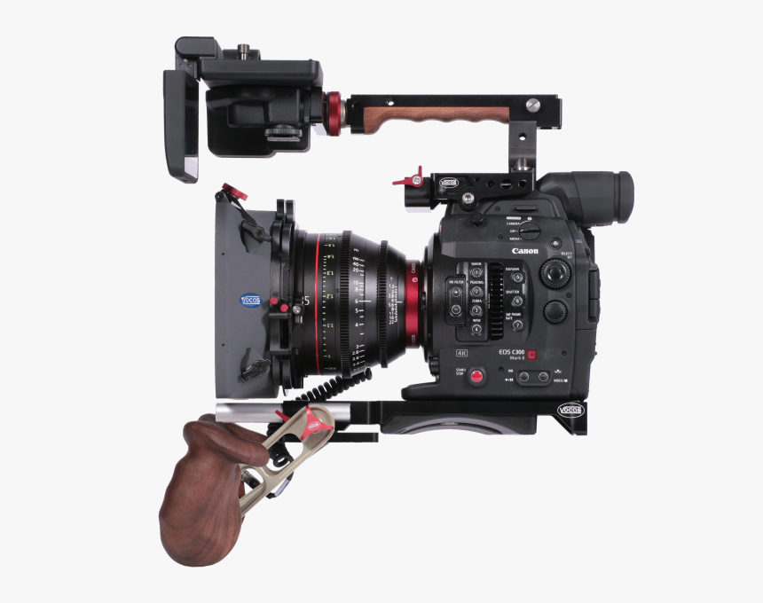 A Vocas C300 Mkii Shoulder Rig - C300 Mark Ii Shoulder Rig, HD Png Download, Free Download