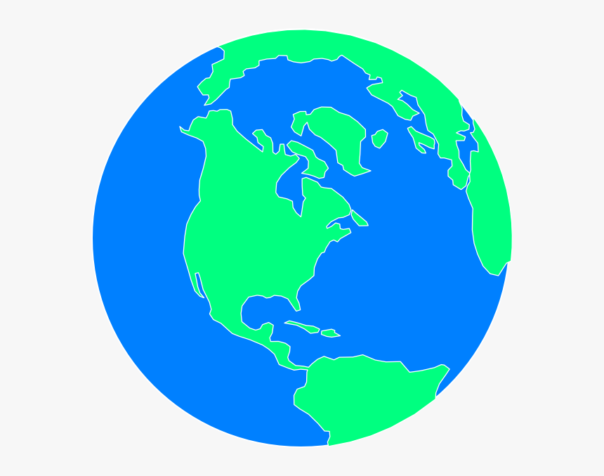 Flat Cartoon Globe Svg Clip Arts - Earth Globe, HD Png Download, Free Download