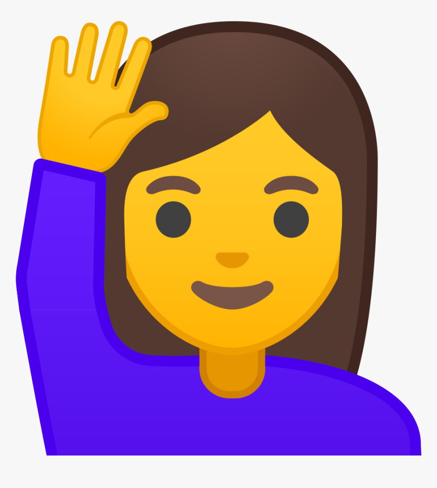 Woman Raising Hand Icon - Raising Hand Icon, HD Png Download, Free Download