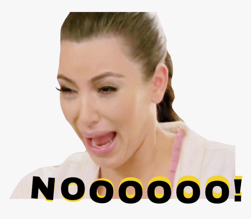 Kim Kardashian Crying Face Png - Stickers Kim Kardashian Whatsapp, Transparent Png, Free Download