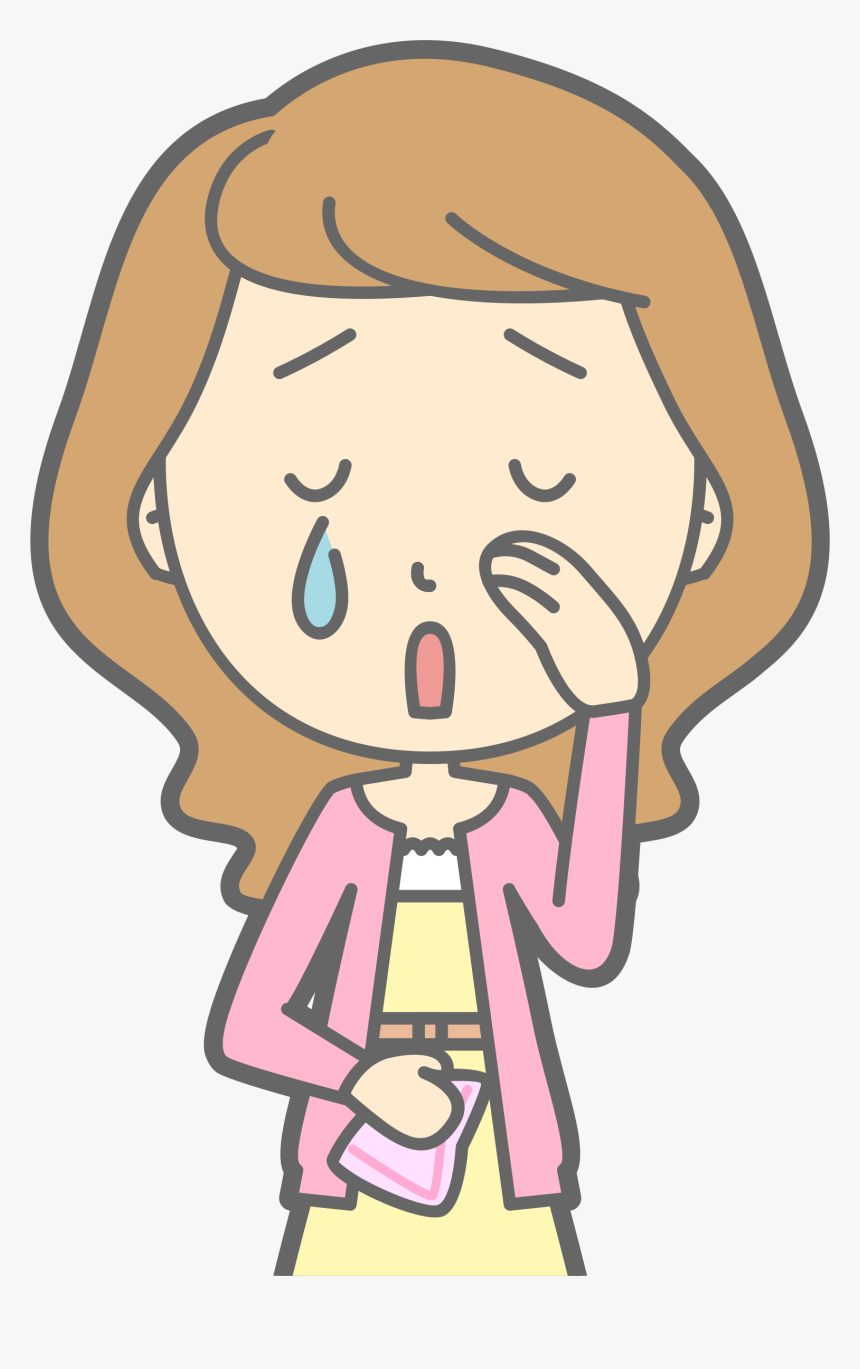 Face Person Human - Lady Crying Clipart, HD Png Download, Free Download