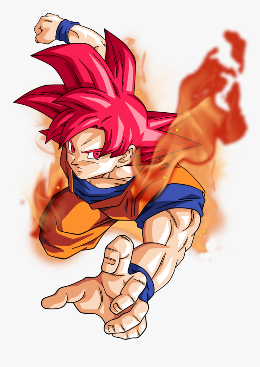 Goku Super Saiyan God Png, Transparent Png, Free Download