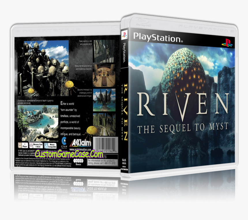 Riven The Sequel To Myst Sony Playstation 1 Psx Ps1 - Riven The Sequel To Myst, HD Png Download, Free Download