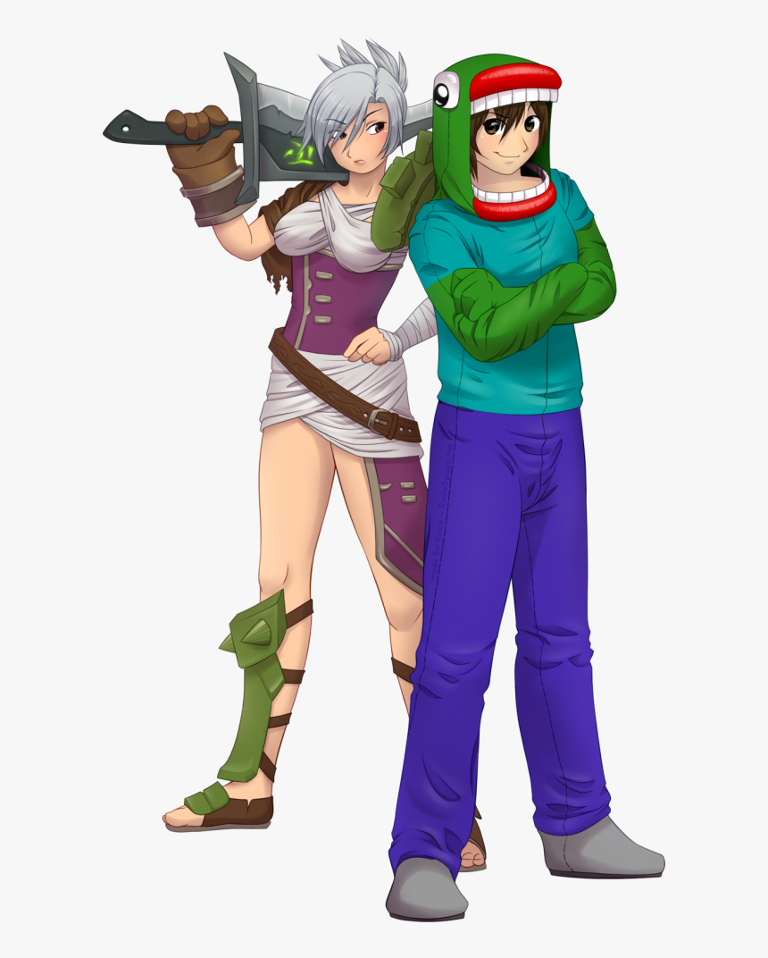 Riven And Talon - Cartoon, HD Png Download, Free Download