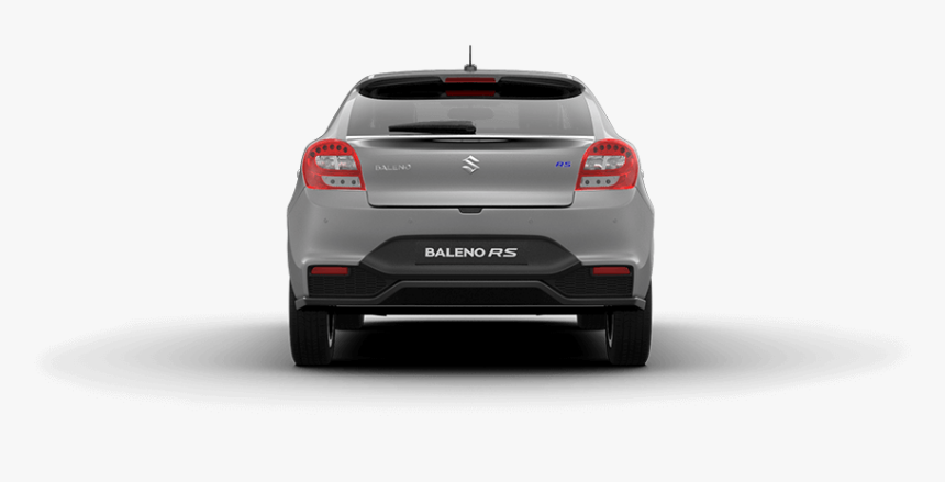 Baleno Rs Silver Car Back View, HD Png Download, Free Download